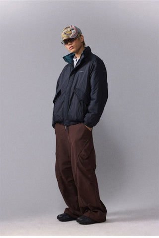 [Monterest] Water-Resistant Stand Collar Padded Jacket