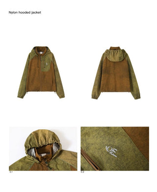 [CONP] Tie-Dye Outdoor Hooded Nylon Jacket