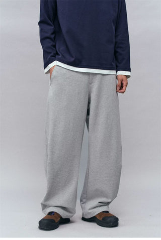 [Monterest] Relaxed Fit Drawstring Knit Sweatpants
