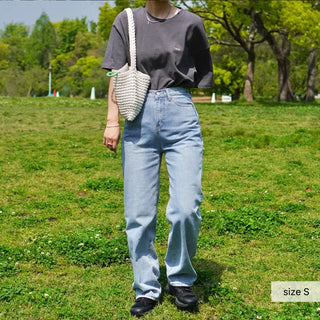 Light blue denim pants