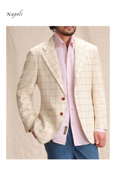[CULTUM] Plaid Sport Jacket