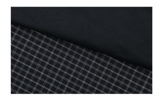 [MASONPRINCE] Stand Collar Double-Sided Plaid Jacket