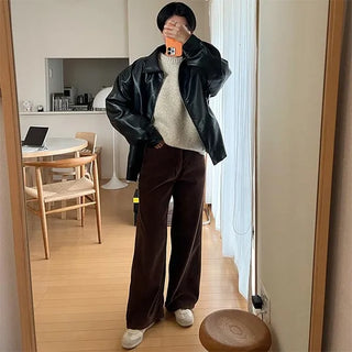 Leather jacket