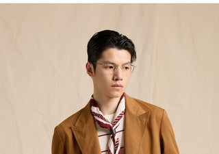 [CULTUM] Cotton Twill Double-Breasted Blazer