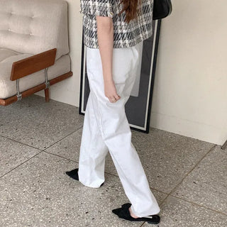 Cotton wide-leg pants
