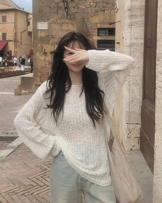 Summer Natural Net Knit