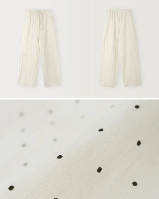 (4 colors) Dot Point Pants
