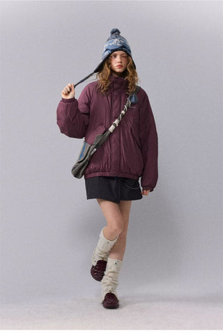 [Monterest] Water-Resistant Stand Collar Padded Jacket
