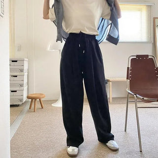 Two-pleat banding slacks