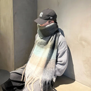 Checkered Big Scarf