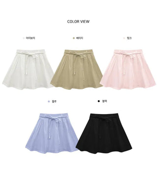 Haribo Shirring Mini Skirt - 5 colors