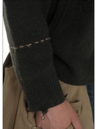 MASONPRINCE Collar Button Cardigan