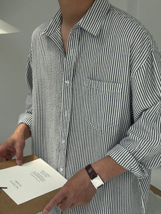Norton Oversized Cool Stripe Shirt