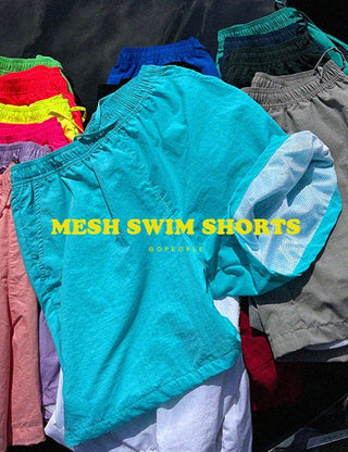 Mesh swim shorts (with swim)