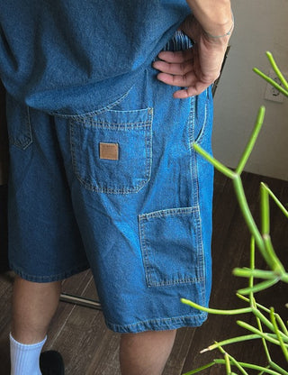 (Shorts) BEWARE Patch Denim Shorts (3 colors)