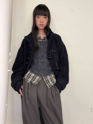 [NeverSeez] Plaid Cotton Shirt