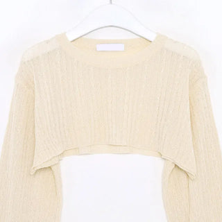 benny twist crop knit