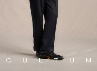 [CULTUM] 1930s Wool Twill Double Pleat Trousers