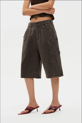 [MASONPRINCE] Paint Splatter Work Pants