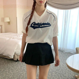 Lettering Anorak T-shirt