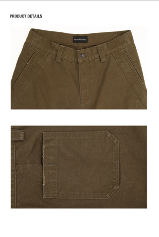 [MASONPRINCE] Heavy Beaded Canvas Pants