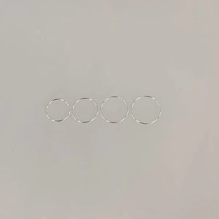 Silver ring set