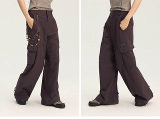 [Monterest] Water-Resistant Wide Leg Work Pants