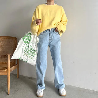 Daily denim pants