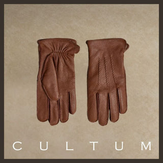 [CULTUM] Sheepskin Touchscreen Wool-Lined Gloves
