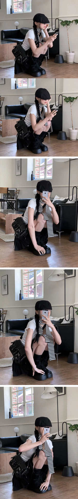 Corset Hip Cross Pocket Shoulder Bag