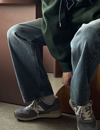 Earth Banding Wide Denim Pants (no.443)