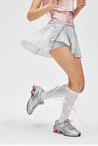 [Monterest] Asymmetric Pleated Tennis Skirt