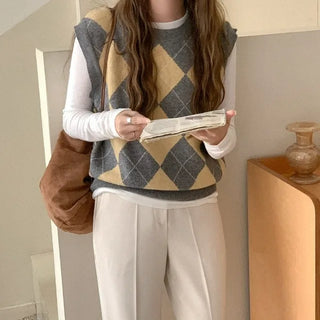 Argyle Vest
