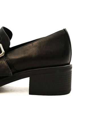 [Moromoro2] Distressed Leather Loafers