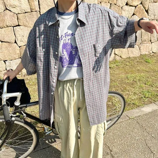 Bold check shirt