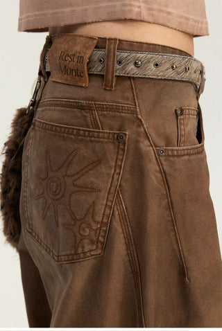 [Monterest] Horsehair Cowhide Saddle Buckle Belt