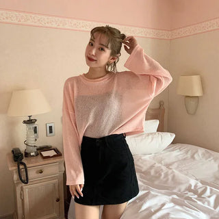 lolli see-through round T