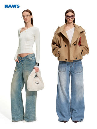 [NOTAWEAR] Wool Blend Ribbed Knit Top