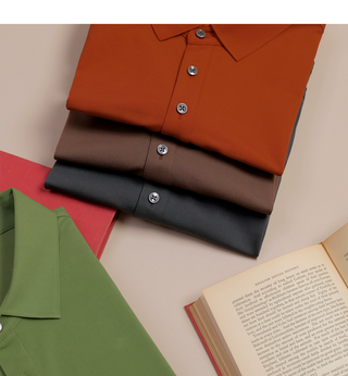 [CULTUM] Solid Color Polo Shirt