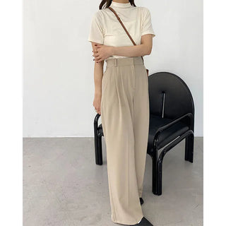 daily soft half neck T
