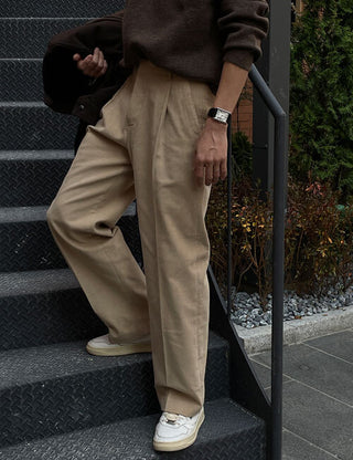 Golden Fit Corduroy Elastic Pants (3 colors)