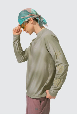 [Monterest] Tie-Dye Print Long Sleeve UPF50+ Tee