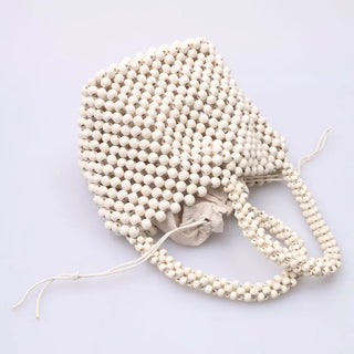 Beaded tote bag