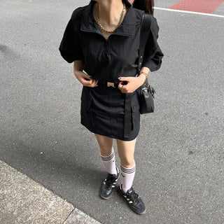Half-zip anorak