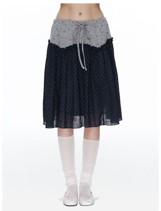 [NECY] Coquette Floral Dot Hooded 3