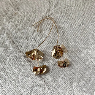 Gold drop earrings