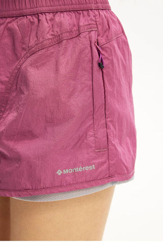[Monterest] Layered A-Line Running Shorts