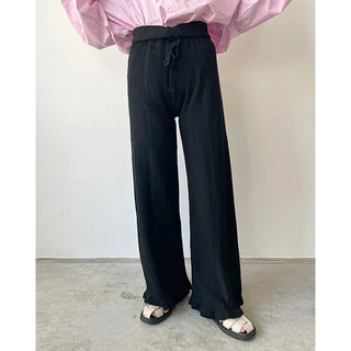 Frilled Rib Pants