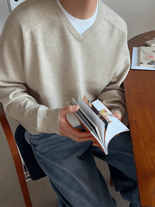 Mont Layered Color Block V-Neck Knit