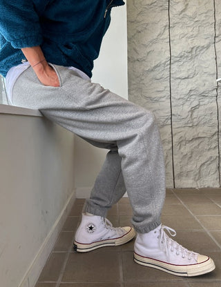 Trendy brushed jogger pants (cotton fabric)